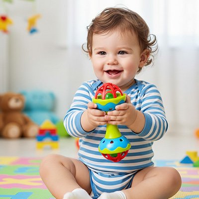 Hochet bébé | Sensoriel Éveil