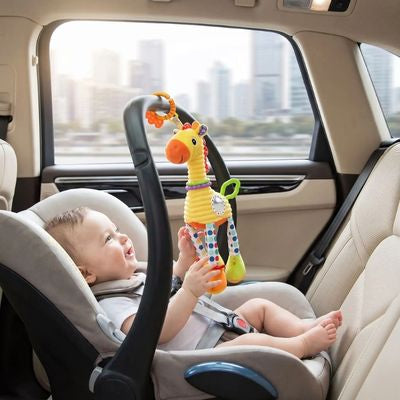 hochets bebe girafe jaune