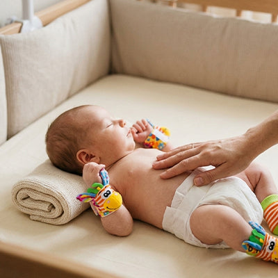 hochets bebe pieds et main exploration