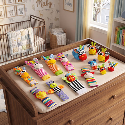 hochets bebe pieds et main jeu