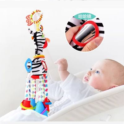 hochets en peluche pour bebe girafe agreable au toucher