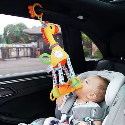 hochets en peluche pour bebe girafe jouet de dentition