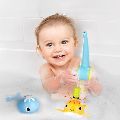 jeu de bain peche colore