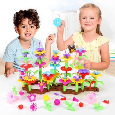 jeu de construction assemblage floral creatif