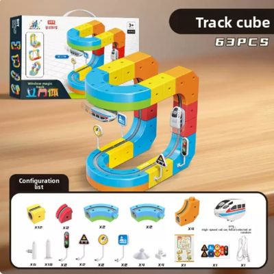 jeu de construction magnetique 63 pieces