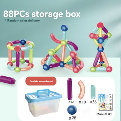 jeu de construction magnetique 88 pieces