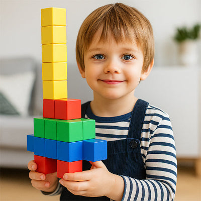 jeu de construction magnetique developpement cognitif