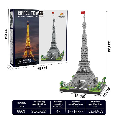 jeu de construction tour eiffel