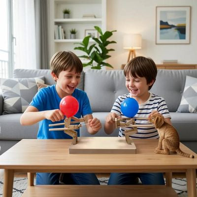 Jeu marionnettes de bataille |  Bambou