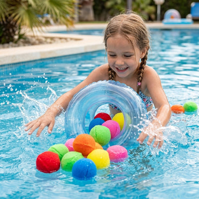 jeu piscine colore