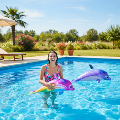 jeu piscine couleurs
