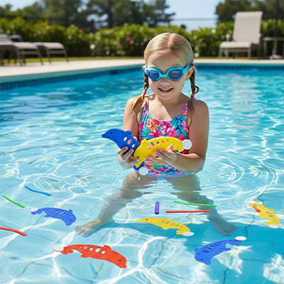 jeu piscine dauphins ludiques