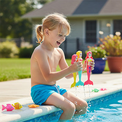 jeu piscine decor