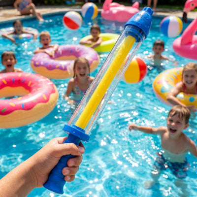 jeu piscine mouvement enfant