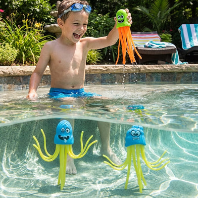 jeu piscine poulpes