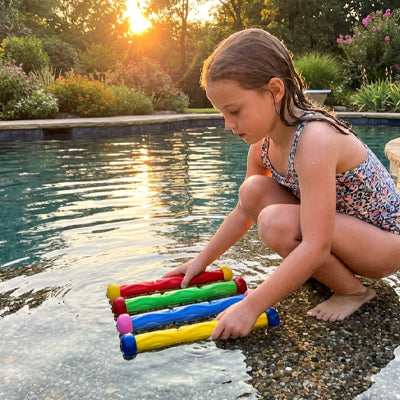 jeu piscine souplesse
