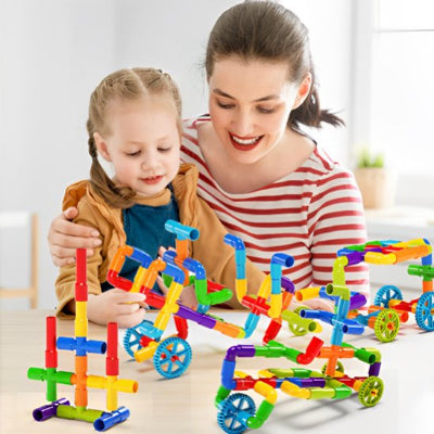 jeux de construction roues et engrenages integres