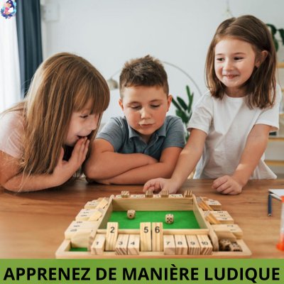 Jeux de société en bois FLIP GAME - bebemam.com
