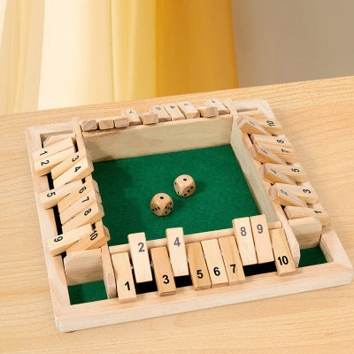 jeux de societe en bois vert
