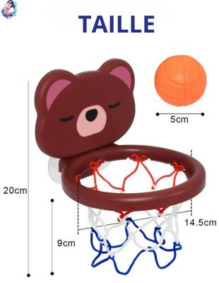 Jouer de bain bébé / Panier de BASKETBALL™ - bebemam.com