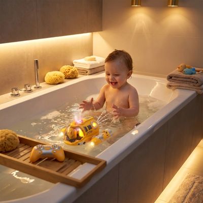 Jouet de bain bateau | Interactif