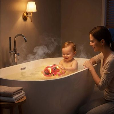 jouet de bain bateau interactif