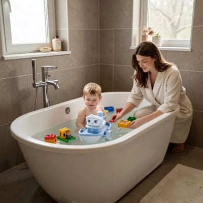 jouet de bain bateau leger