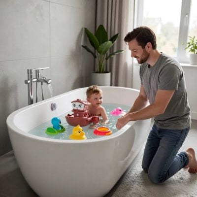 jouet de bain bateau ludique