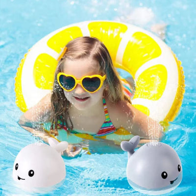 Jouet de bain bébé | baleine lumineuse