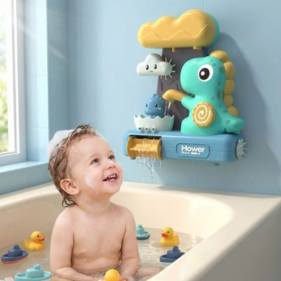 jouet de bain dinosaure cascade