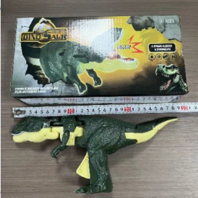 jouet dinosaure bitefury vert