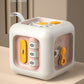 jouet pour bebe rubiks cube corail rose