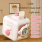 jouet pour bebe rubiks cube rose