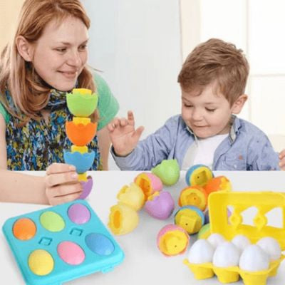 jouets boite a œufs eveil ludique