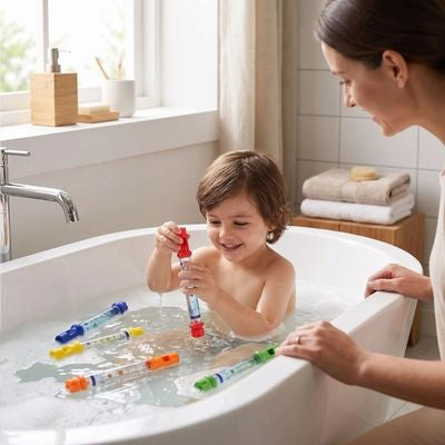 jouets de bain decouverte calme