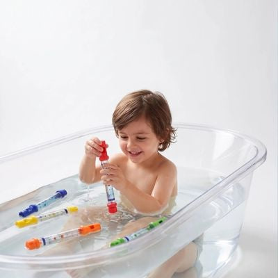 Jouets de bain | Flûtes à Eau Colorées