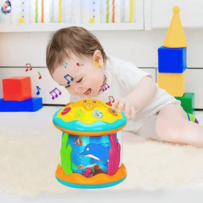 Jouets musicaux avec projecteur DRUM TOY™ - bebemam.com