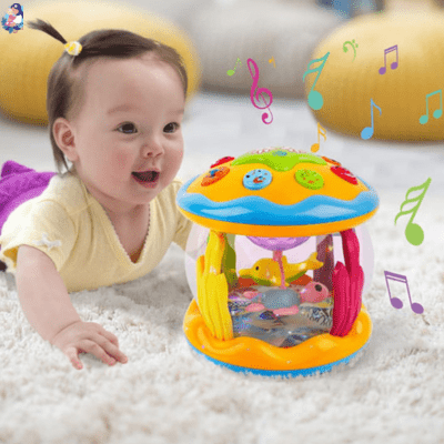 Jouets musicaux avec projecteur DRUM TOY™ - bebemam.com