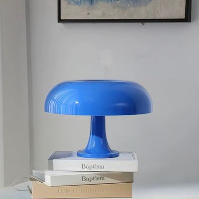 lampe champignon bleu