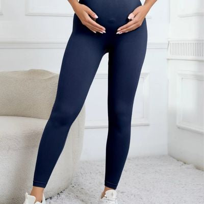 leggings de grossesse bleu