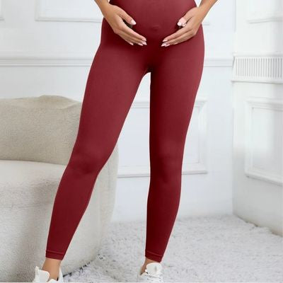 leggings de grossesse rouge