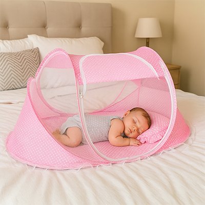 lit moustiquaire bebe structure pop up autoportante