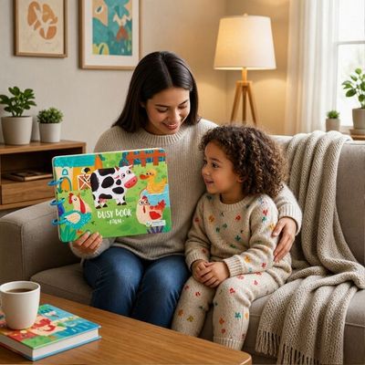 Livre actif Montessori | Éveil sensoriel
