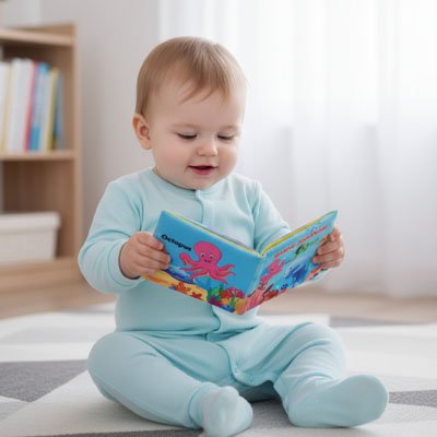 livre bebe en tissus concu pour resister