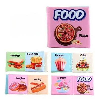 livre bebe en tissus nourriture