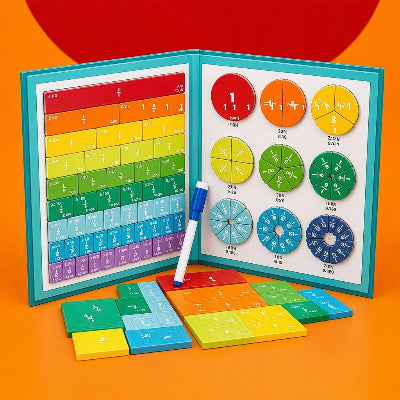 Livre de math magnétique | Fractions & Décimaux