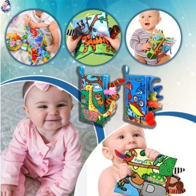 Livre d'éveil Montessori ANIMAUX™ - bebemam.com