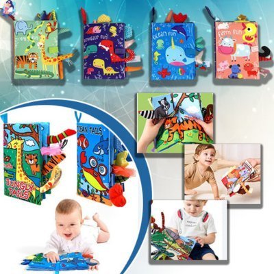 Livre d'éveil Montessori ANIMAUX™ - bebemam.com