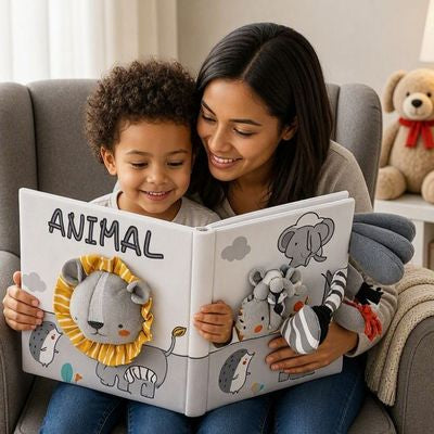 livre educatif-en tissu interactif