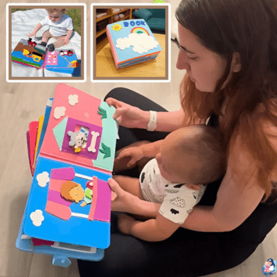 Livre en tissu 3D pour tout - petit TIBOOK™ - bebemam.com